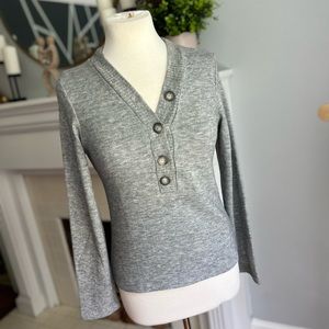 Zara NWT henley style sweater
